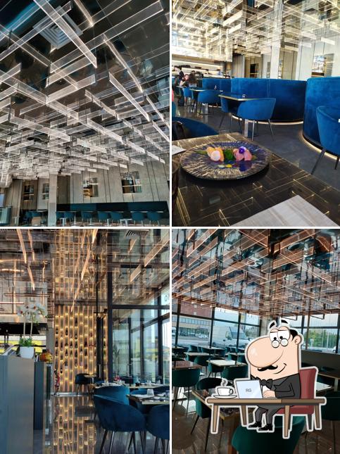 Gli interni di Inari Sushi