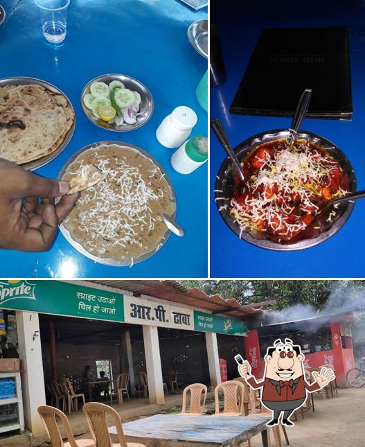 The image of food and interior at Janta Dhaba