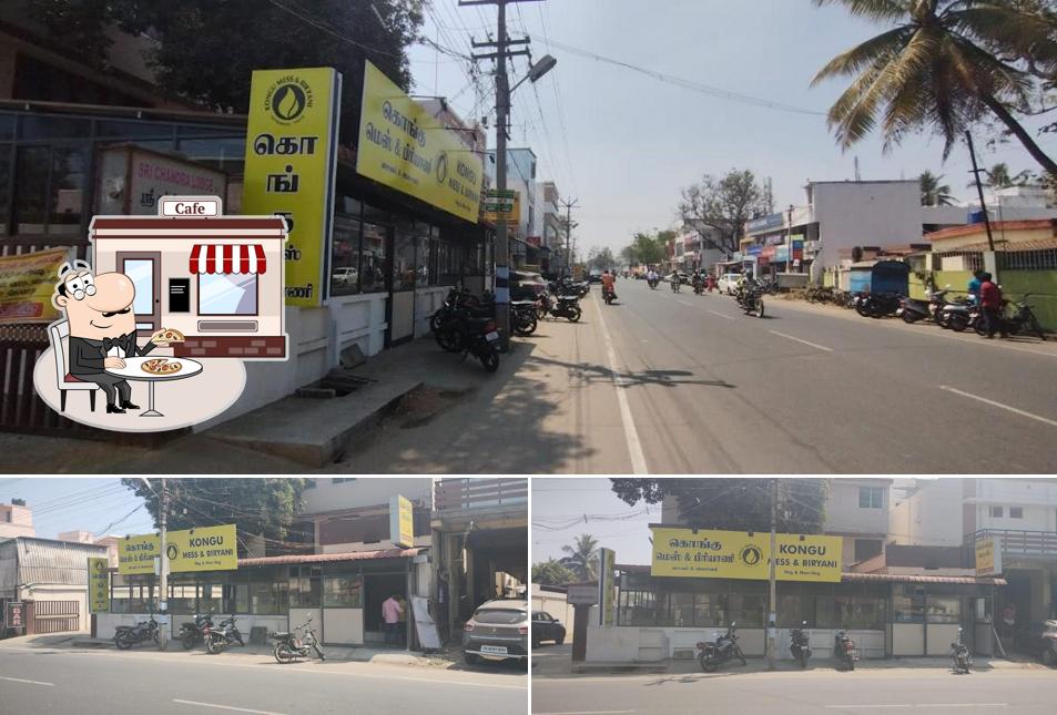 You can get some fresh air at the outside area of Kongu Mess & Biryani