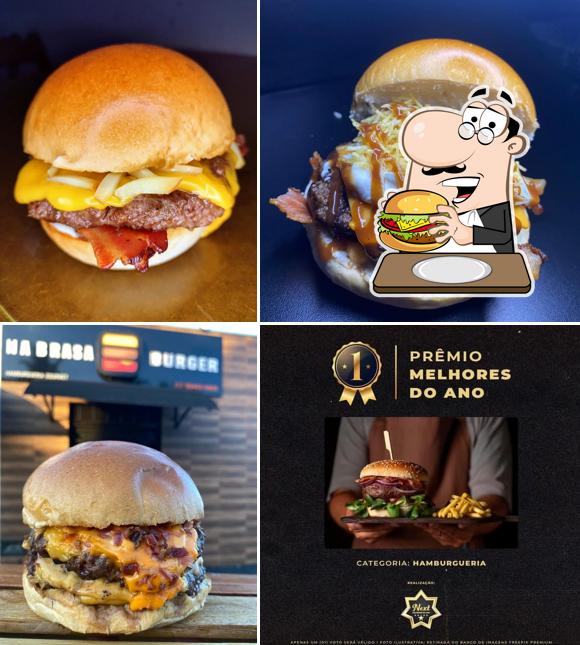 Hambúrguer em Na Brasa Burger - Jataízinho