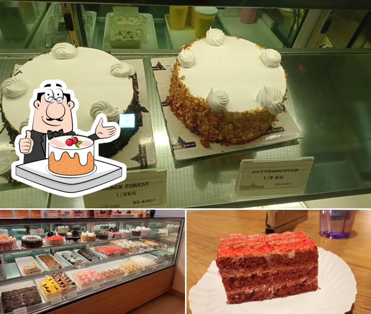 Carrot cake at Blaack Forest - Thanjavur