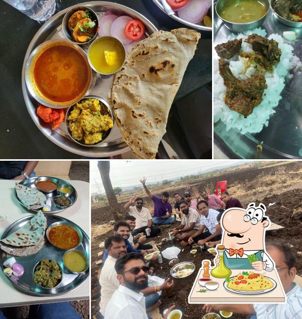 Food at Borkar farm hotel