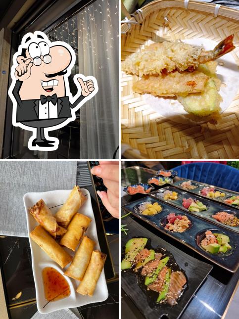 Dai un'occhiata agli interni di Hasaki Sushi