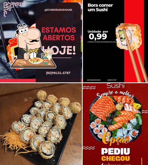 Comida em Ichiro Sushi House