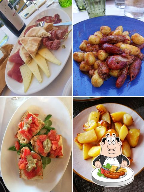 Cibo al Trattoria Lido Solitario