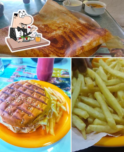 Food at Shan restaurant and bakehouse