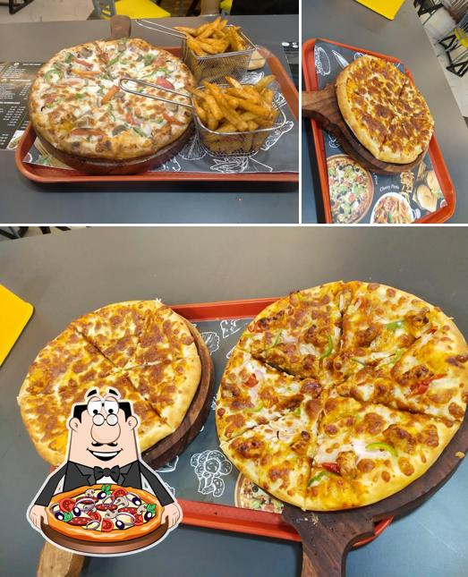 Pick pizza at The Grill World