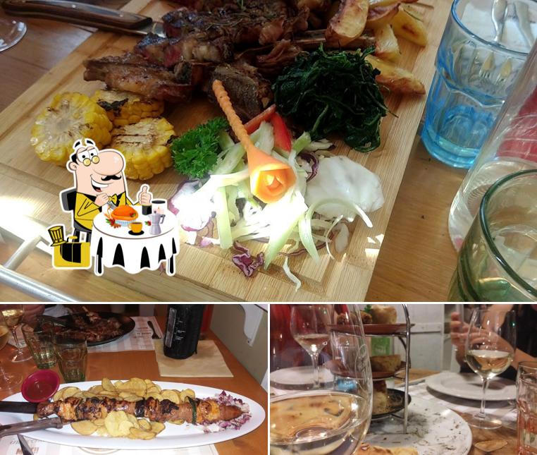 Platti al Ristorante Mad Cow