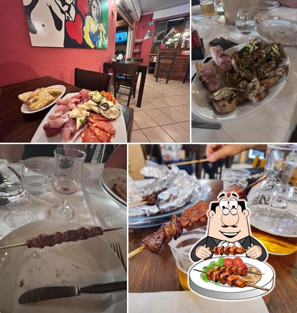 Platti al Trattoria "La Villetta"