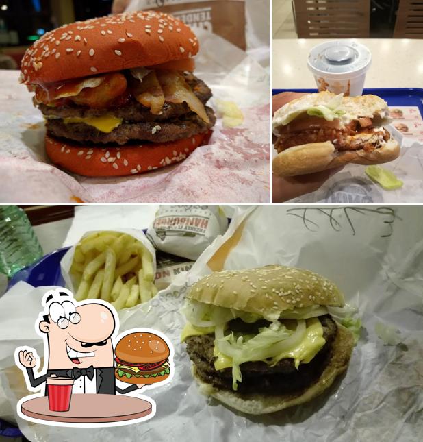 Ordina un hamburger a Burger King