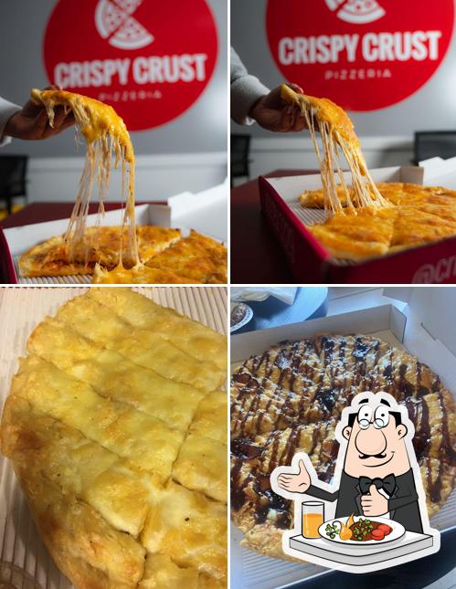 Nourriture à Crispy Crust Pizzeria