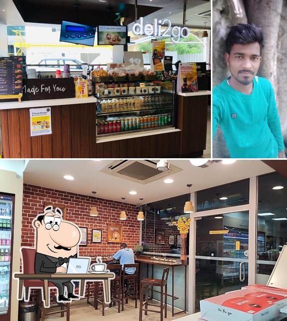 The interior of Deli2go