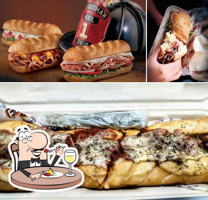 Sandwich de porc effiloché à Firehouse Subs