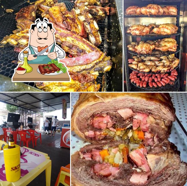 Costelas de porco em Casa de Assados Mangaba