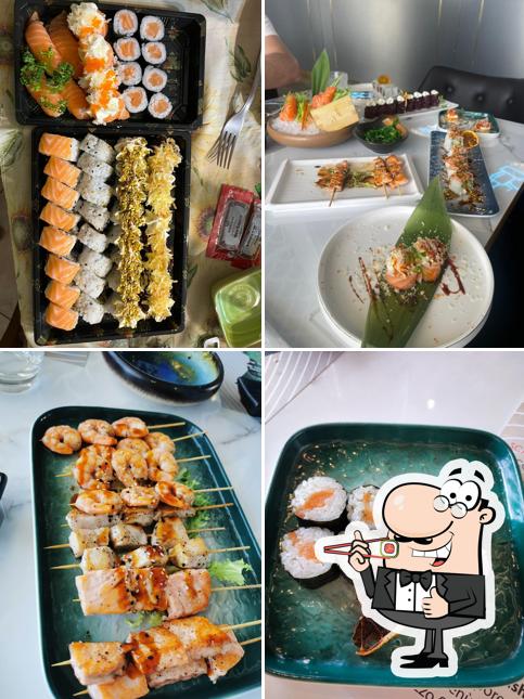 Prenditi le diverse opzioni di sushi