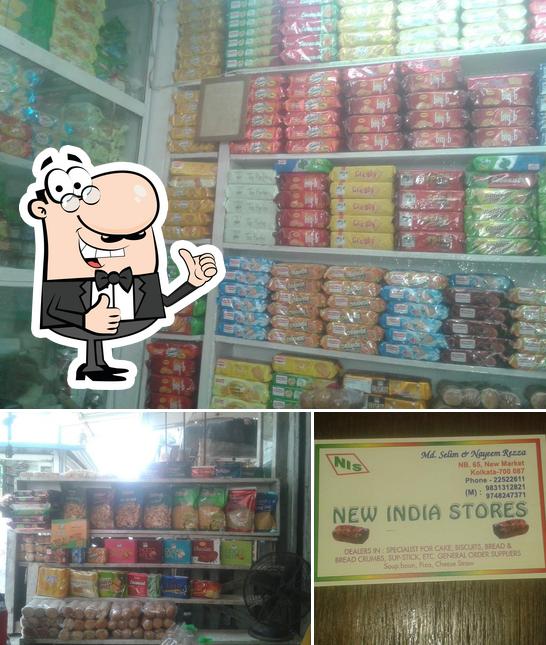 Look at this image of New India Stores