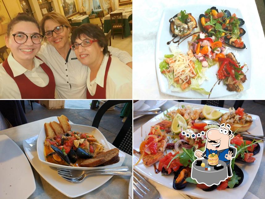 Cibo al Ristorante La Lanterna San Foca