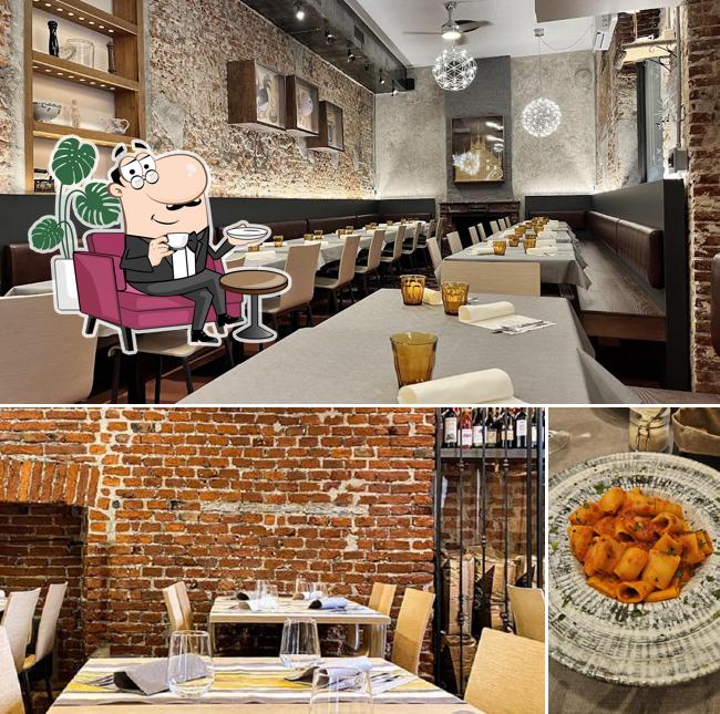 Tra le diverse cose da Pasta d’Autore si possono trovare la interni e bevanda