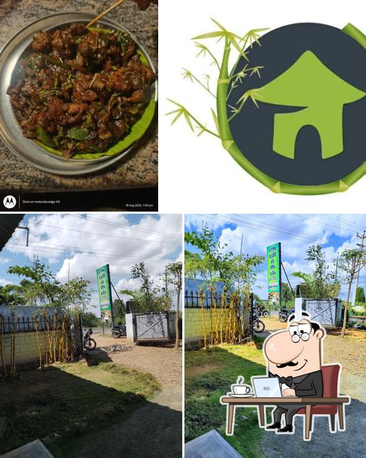 The interior of Amirtham Dhaba and Family Restaurant