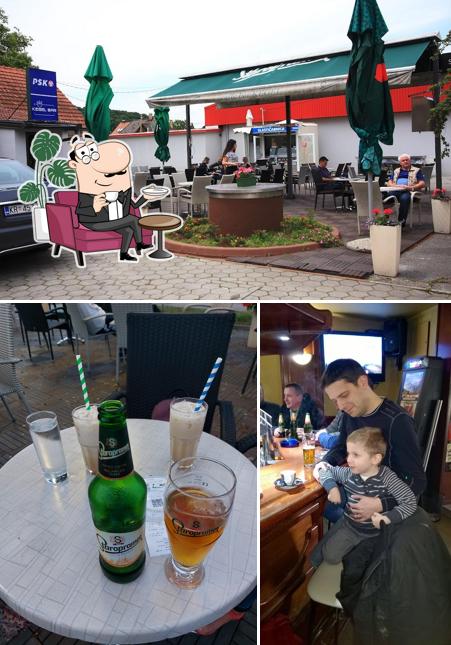 Questa è la immagine che presenta la interni e bancone da bar di Caffe bar Kegel