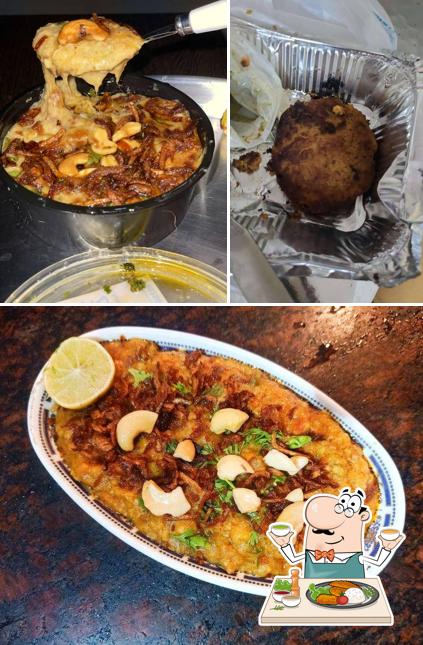 Food at Haleem Bites