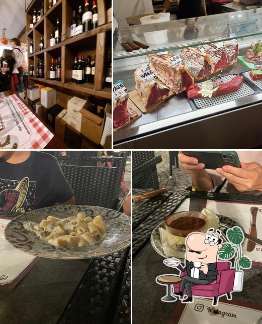 Gli interni di La Locanda