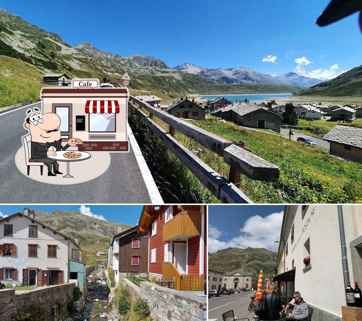 Goditi la vista dall'area esterna di Albergo della Posta