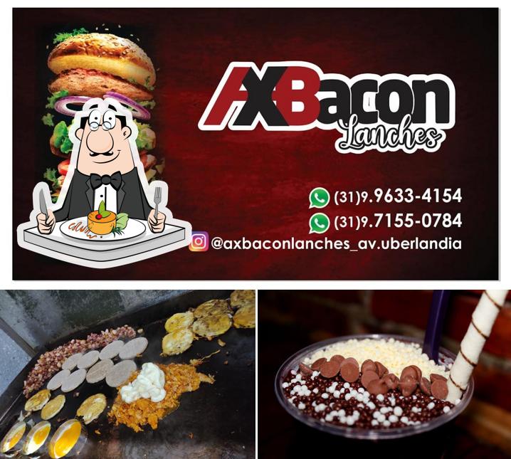 Platos en AxBacon Lanches e Açaí