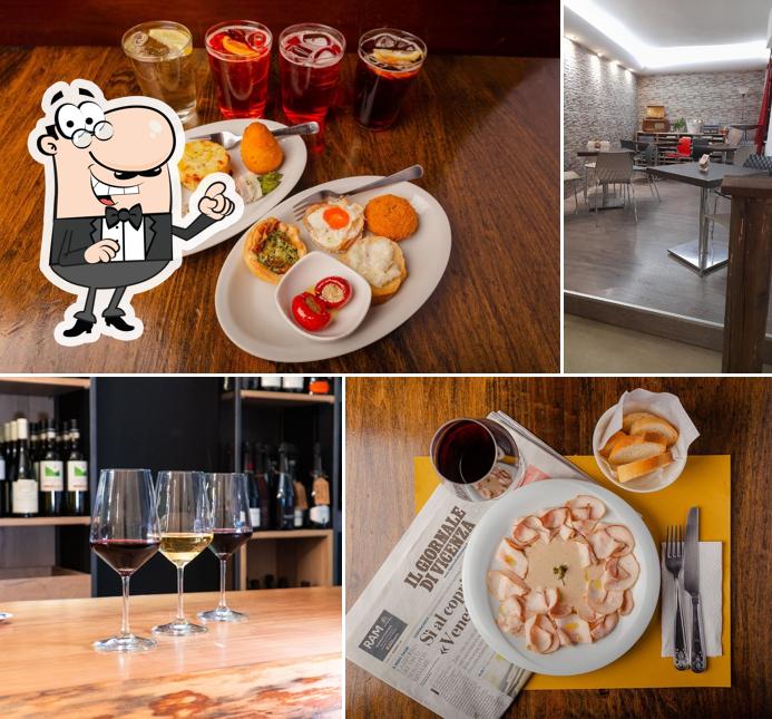 Gli interni di Bissara Enosteria