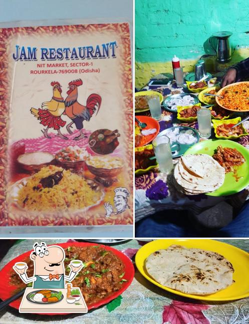 Food at JAM Restaurant