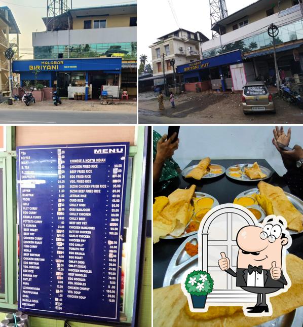 The exterior of Malabar Biriyani Hut