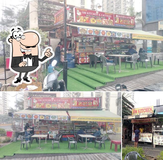 The interior of Om Kitchen