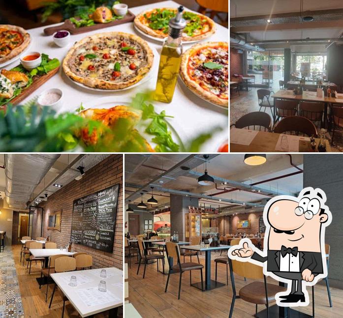 The interior of Si Nonna’s – The Original Sourdough Pizza