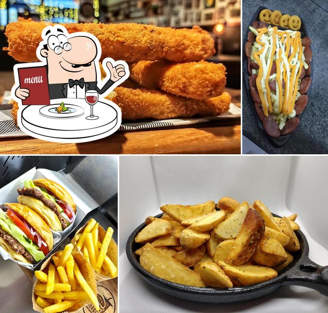 Comida em Stalker burger- hamburgueria artesanal