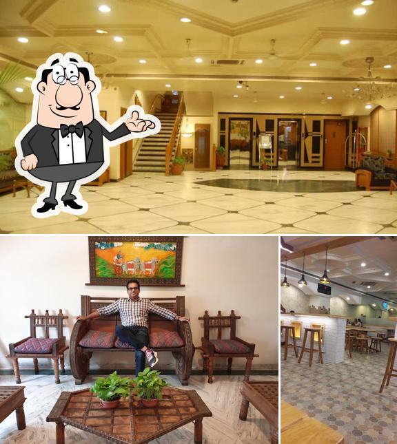 The interior of Shreemaya Residency Restaurant