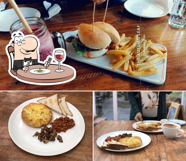 Food at Autumn Leaf Cafe