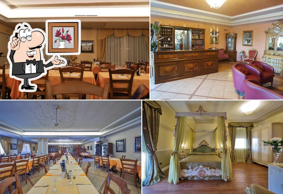 Gli interni di Hotel Trattoria Confine