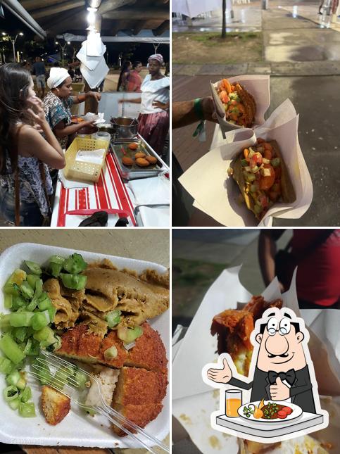 Platos en Acarajé da Cira