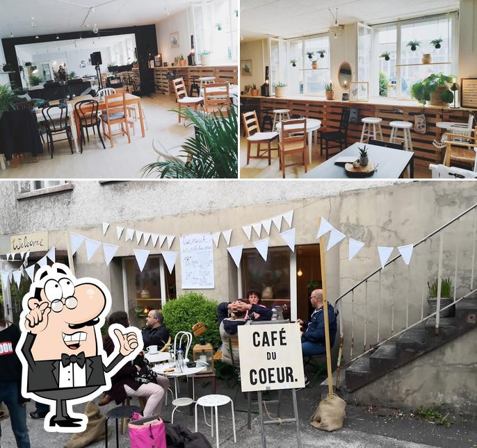 Dai un'occhiata agli interni di Café du Coeur