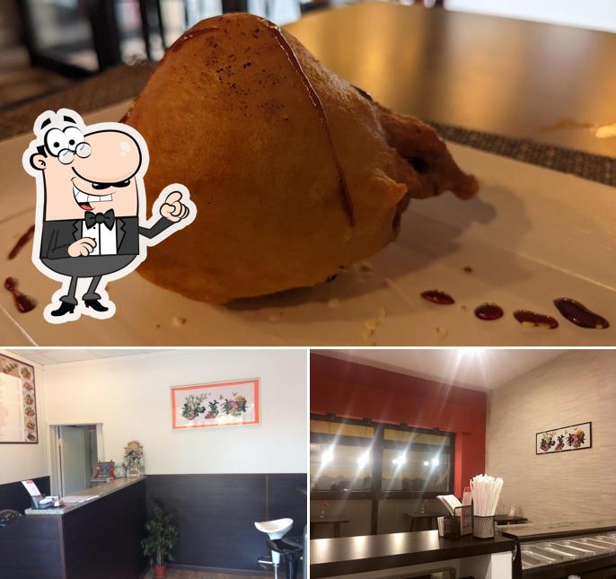 Questa è la foto che raffigura la interni e cibo di China Express