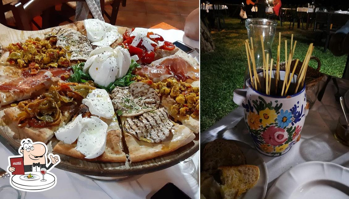 Platti al Agriturismo Torre di Blaga