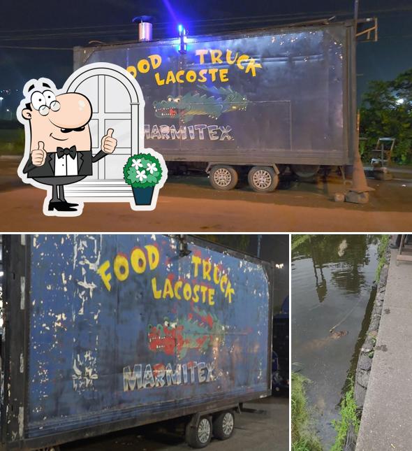 O exterior do Food Truck - LACOSTE