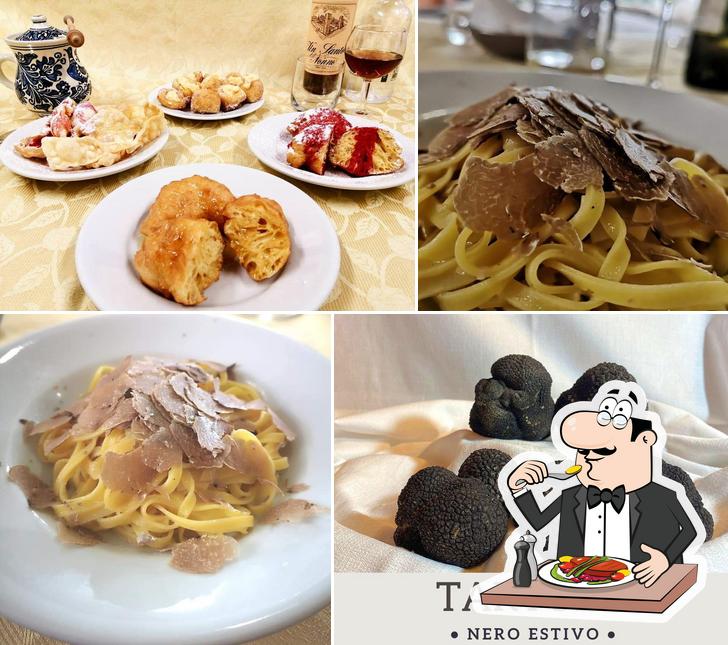 Cibo al Ristorante Adamo Montone