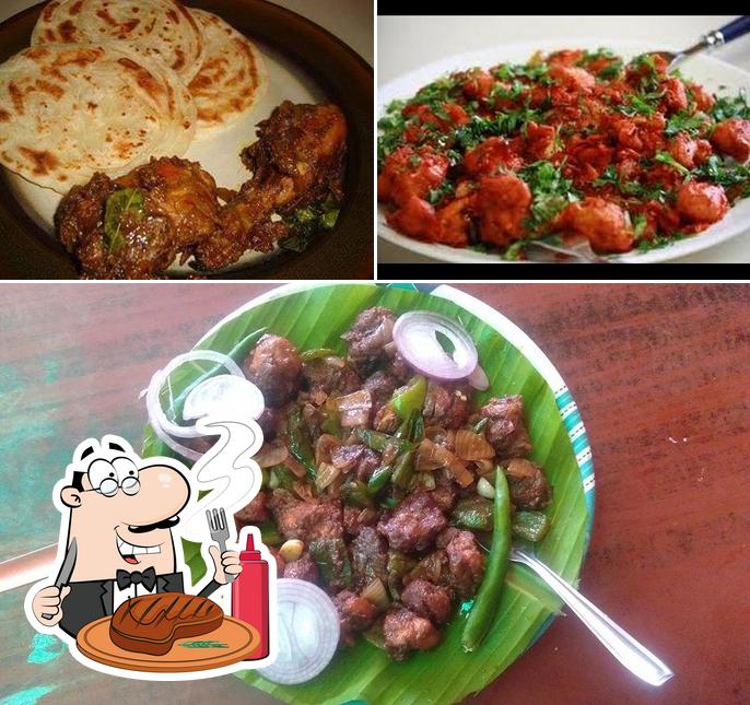 Get meat dishes at Sri Ayyappa Mess, Opp Ncms Parking
