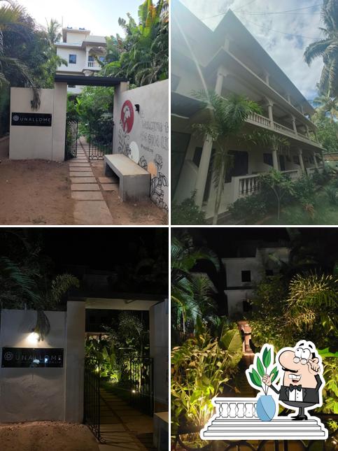 The outside part is an important feature of The Unallome, Morjim - Coworking Community Space Dog Friendly