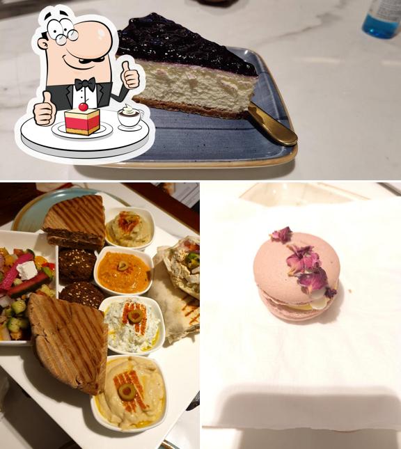 THEOS CYBERHUB GURGAON provides a variety of sweet dishes