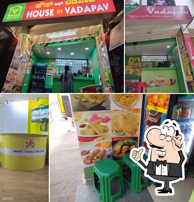 The interior of House Of Vada Pav