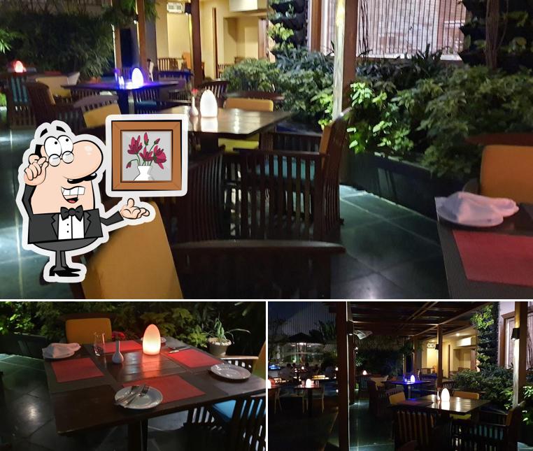 Take a seat at one of the tables at Afghan Grill