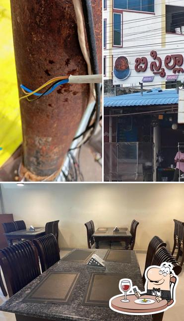 Among various things one can find food and interior at Bismillah Biryani