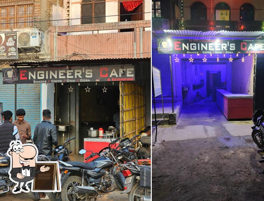 The exterior of Engineer's Cafe